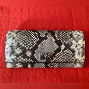 Michael Kors snake print wallet
